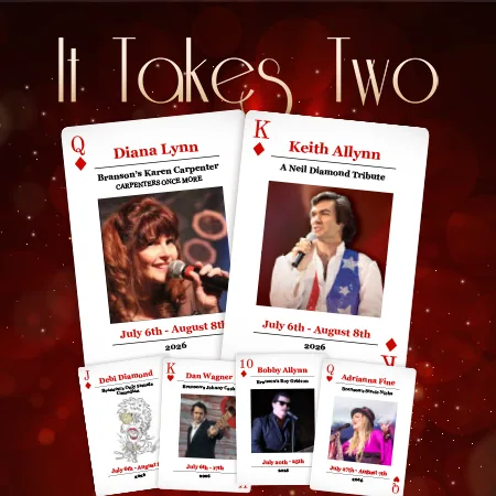 It Takes Two: Famous Duets | Blue Gate Theatre | Shipshewana, Indiana