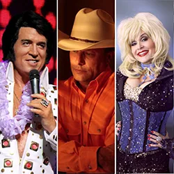 Salute to the Stars: George, Dolly, & Elvis | Blue Gate Theatre | Shipshewana, Indiana