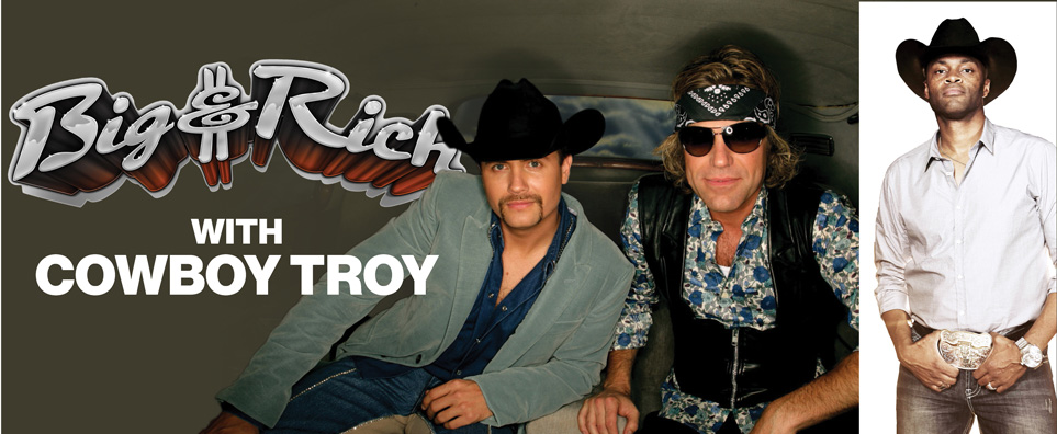 Big & Rich with Cowboy Troy Info Page Header