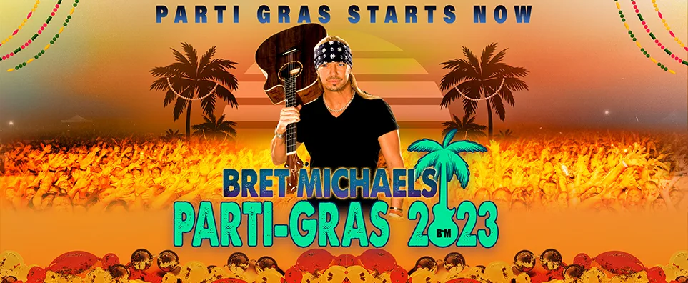 Bret Michaels - Parti-Gras 2023 Info Page Header