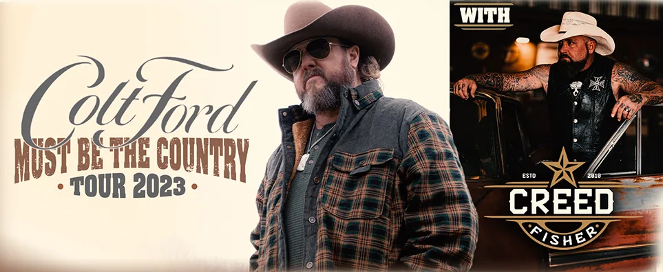 Colt Ford & Creed Fisher Info Page Header