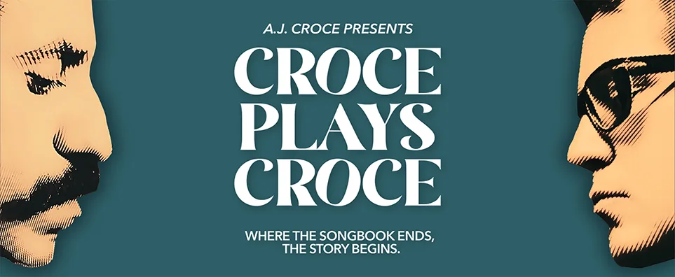 A.J. Croce Presents CROCE PLAYS CROCE Info Page Header