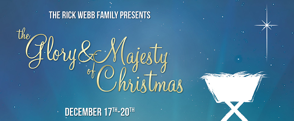 Glory and Majesty of Christmas presented by the Webbs Info Page Header