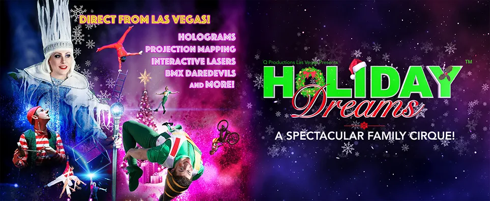 Holiday Dreams Family Cirque Info Page Header