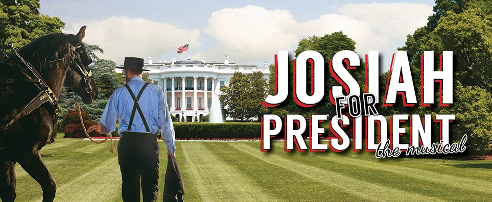 Josiah for President: The Hit Musical Info Page Header