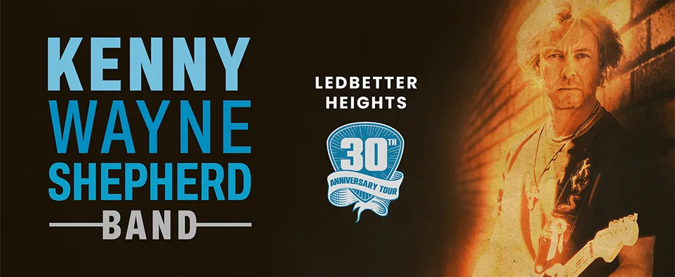 Kenny Wayne Shepherd Band - Ledbetter Heights Anniversary Tour Info Page Header