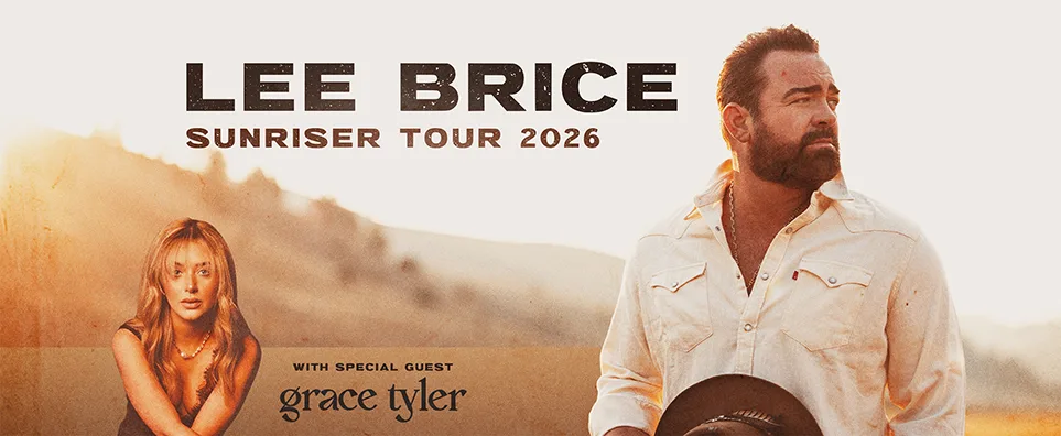 Lee Brice: Sunriser Tour Info Page Header