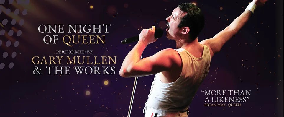 One Night of Queen Info Page Header