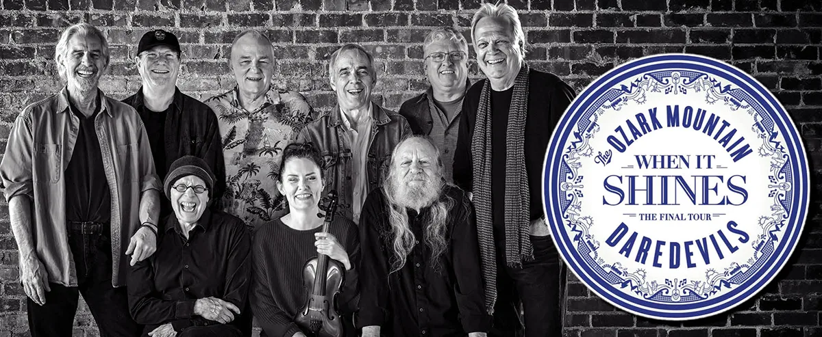 The Ozark Mountain Daredevils - When It Shines: The Final Tour Info Page Header