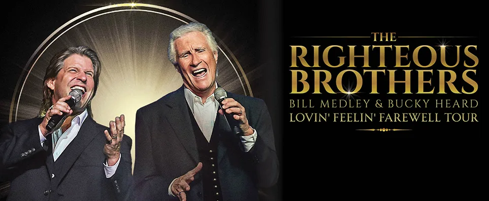 The Righteous Brothers Lovin' Feelin' Farewell Tour Info Page Header