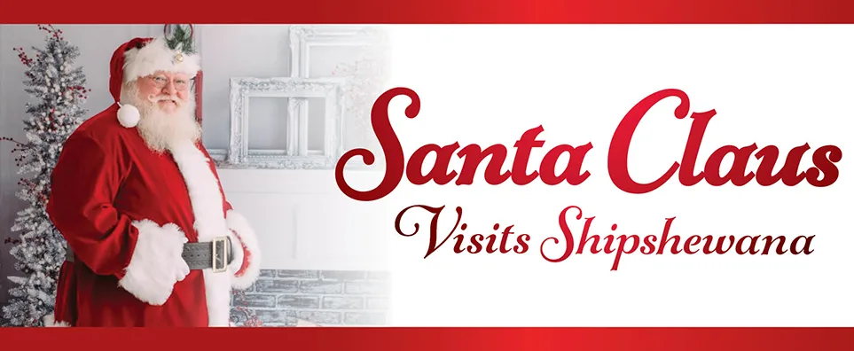 Santa Visits Shipshewana! Info Page Header