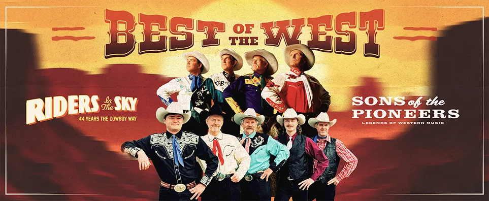Best of the West - Sons of the Pioneers & Riders in the Sky Info Page Header