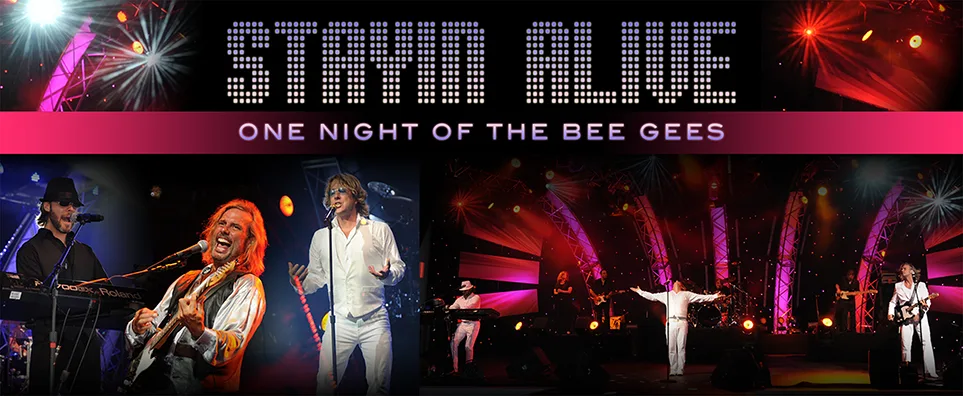 Stayin Alive - BeeGees Tribute Info Page Header