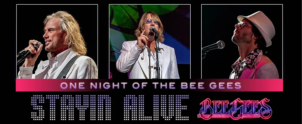 Stayin Alive - BeeGees Tribute Info Page Header