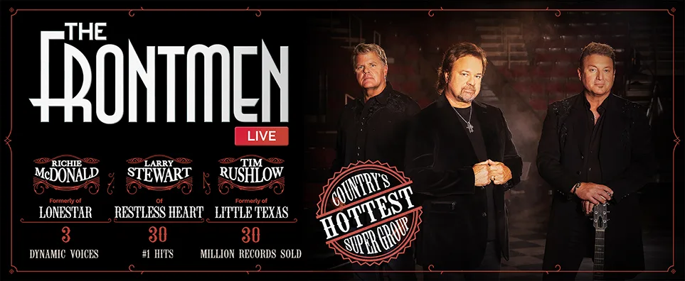 The Frontmen: Larry Stewart, Richie McDonald, & Tim Rushlow Info Page Header
