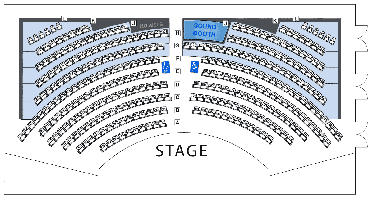 Amish Country Theater Seating Chart