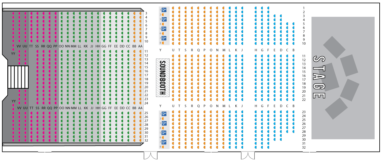 Indiana Convention Center Seating Chart