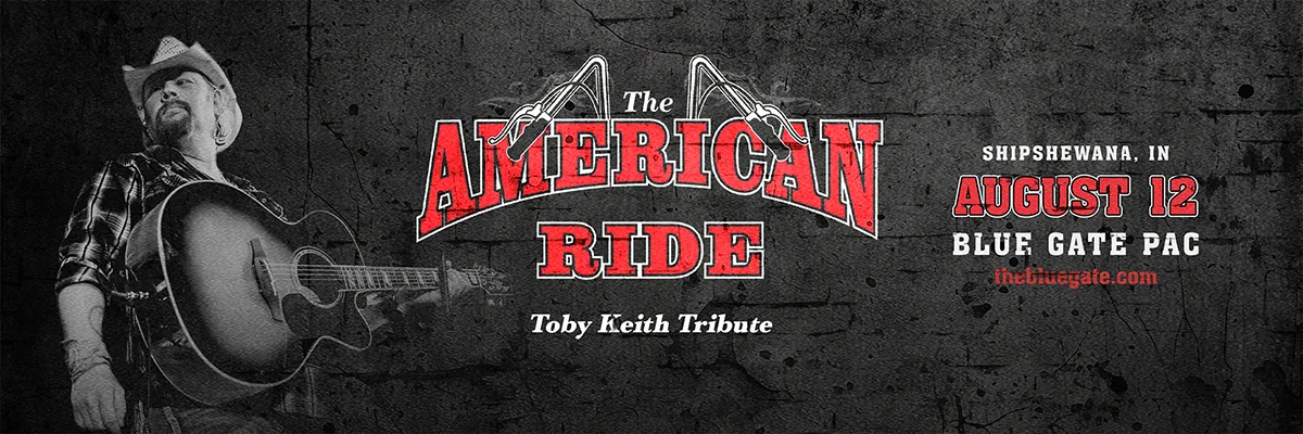 The American Ride - Toby Keith Tribute - August 12, 2026 - Shipshewana, IN