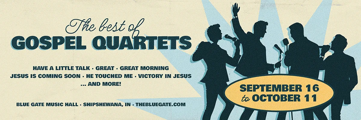 The Best of Gospel Quartets - September 16, 2025 - Shipshewana, IN