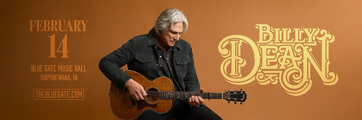 Billy Dean - February 14, 2026 - Shipshewana, IN