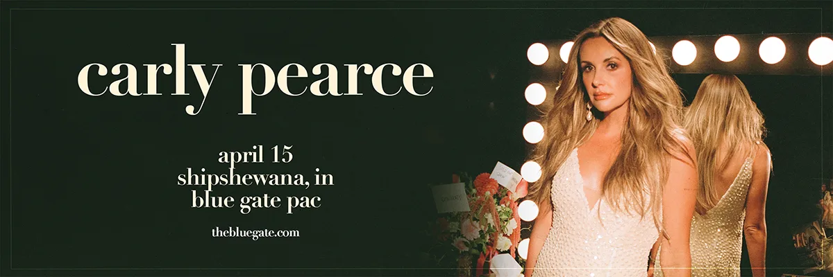 Carly Pearce - April 15, 2026 - Shipshewana, IN