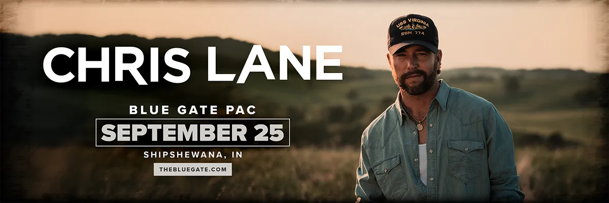 Chris Lane - September 25, 2026 - Shipshewana, IN