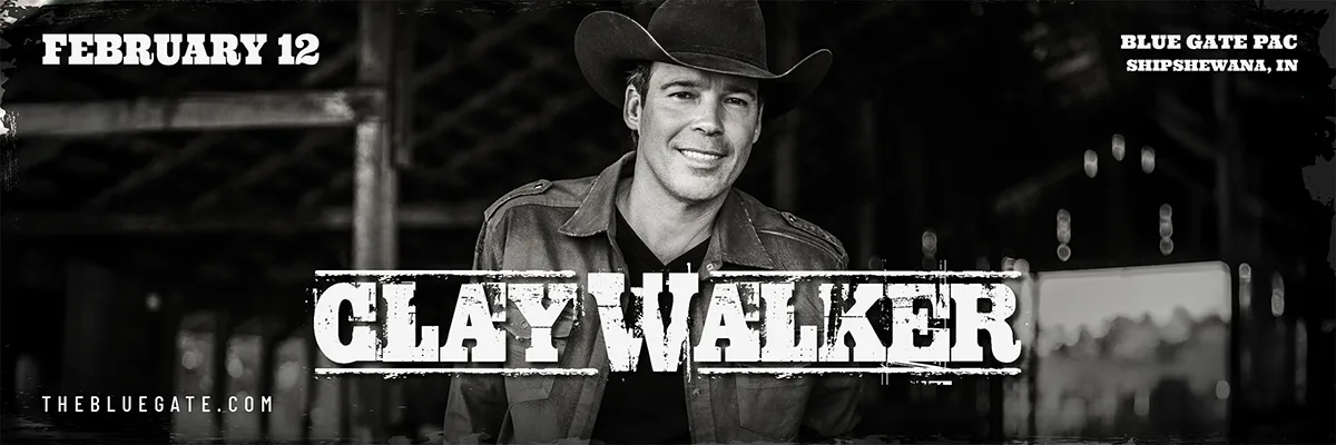 Clay Walker - February 12, 2026 - Shipshewana, IN