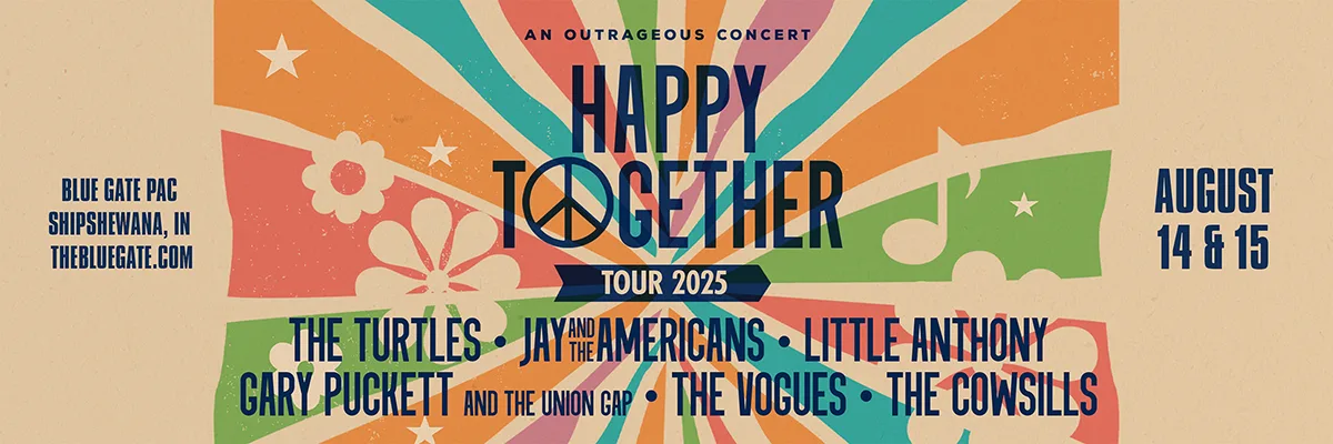 Happy Together Tour - August 14, 2025 - Shipshewana, IN