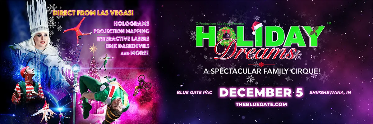 Holiday Dreams Family Cirque - December 5, 2025 - Shipshewana, IN