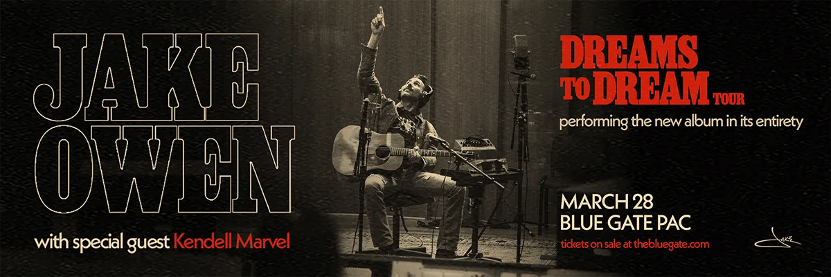 Jake Owen - March 28, 2026 - Shipshewana, IN