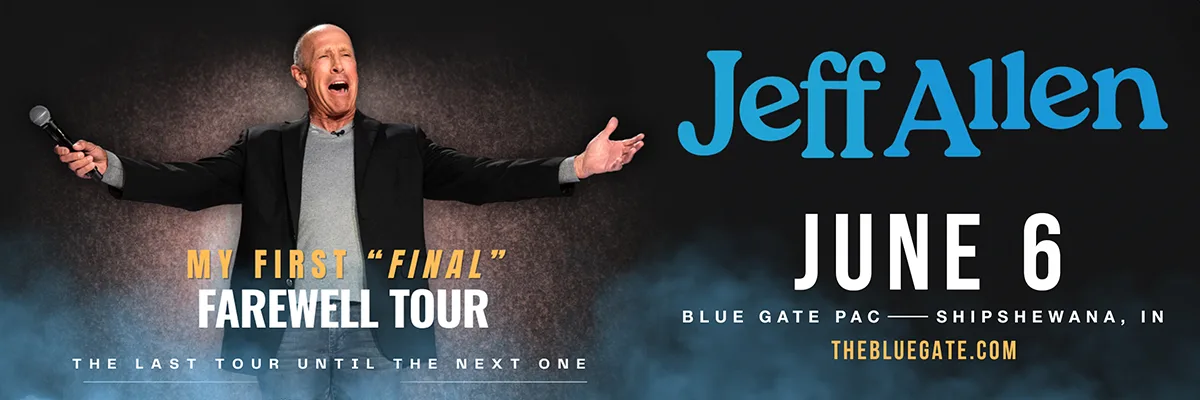 Jeff Allen 
 - June 6, 2026 - Shipshewana, IN