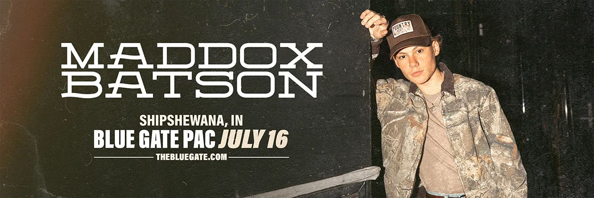 Maddox Batson - July 16, 2026 - Shipshewana, IN