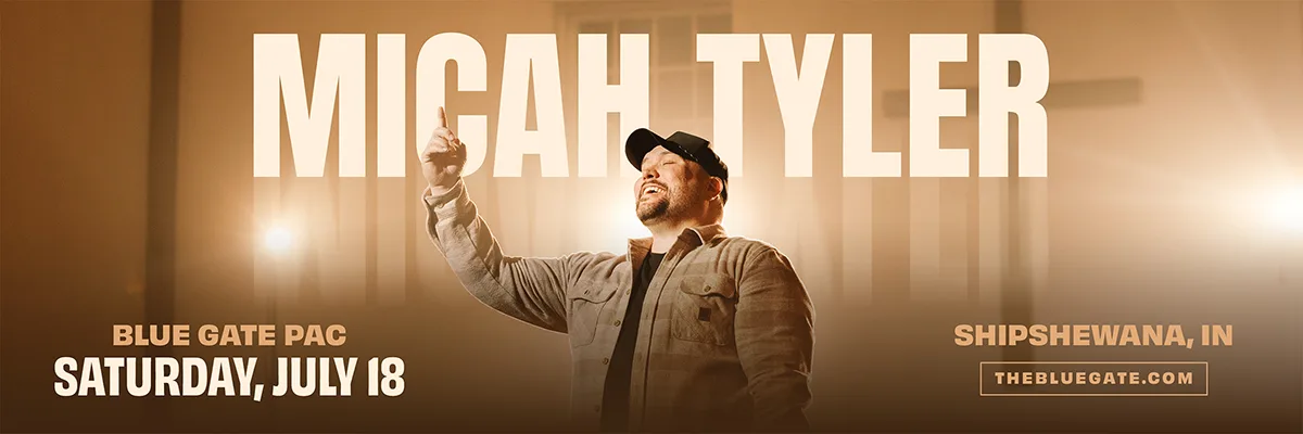 Micah Tyler - July 18, 2026 - Shipshewana, IN