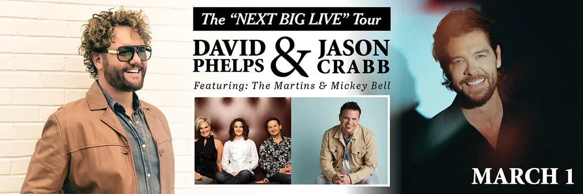 David Phelps, Jason Crabb, The Martins & Mickey Bell - Mar 01, 2024 - Shipshewana, IN