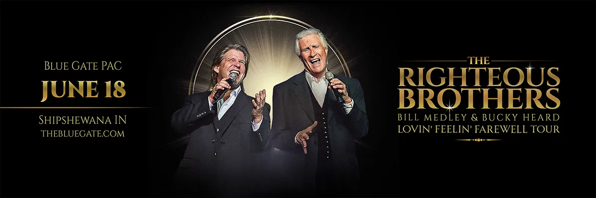 The Righteous Brothers Lovin' Feelin' Farewell Tour - June 18, 2026 - Shipshewana, IN