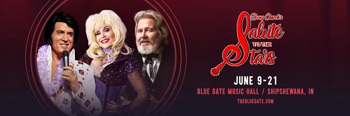 Salute to the Stars: Dolly, Kenny, & Elvis - June 9, 2025 - Shipshewana, IN