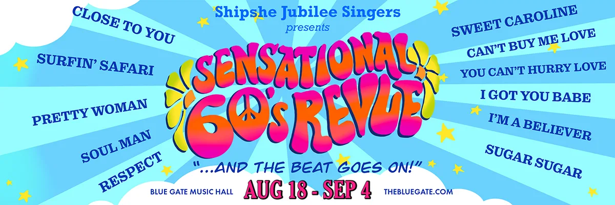 Sensational 60s Revue - August 18, 2026 - Shipshewana, IN