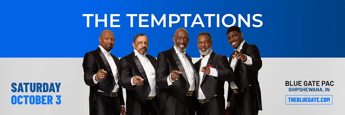 The Temptations - October 3, 2026 - Shipshewana, IN