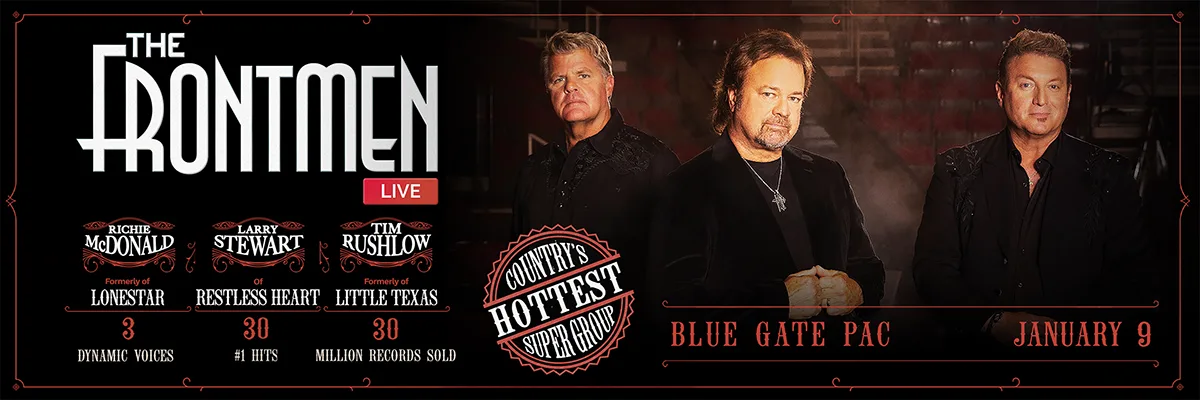 The Frontmen: Larry Stewart, Richie McDonald, & Tim Rushlow - January 9, 2026 - Shipshewana, IN